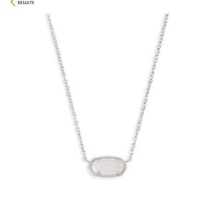 Kendra Scott Elisa Silver Pendant Necklace
